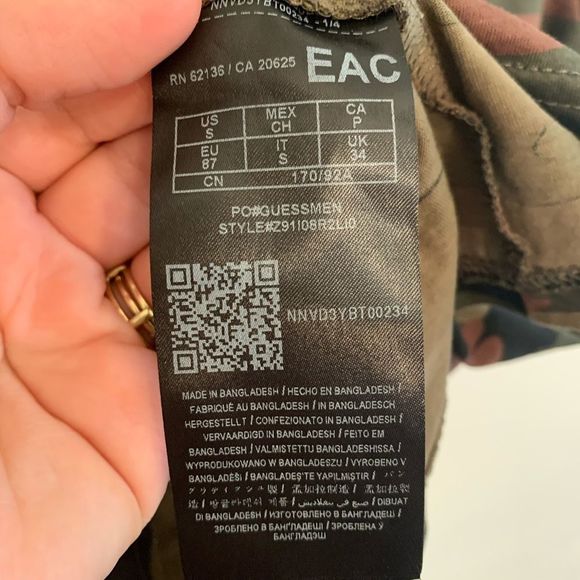 [GBG] Camouflage Pattern Shirt - Size Small - Picture 5 of 5